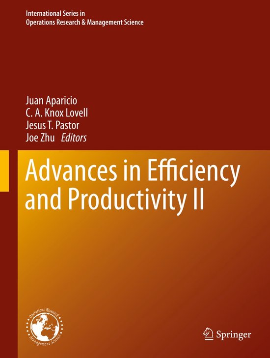 Advances in Efficiency and Productivity II - cover