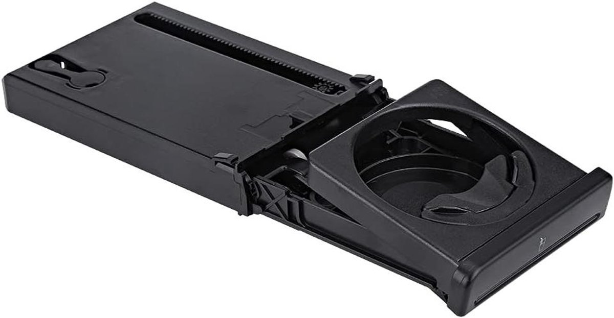Car Cup Holder Zwart Kunststof - Op maat gemaakt voor Audi A4 2002-2006 B6 B7. Gemakkelijk te monteren met OEM-nummer 8E1 862 534 J. Ideale bekerhouder voor onderweg!