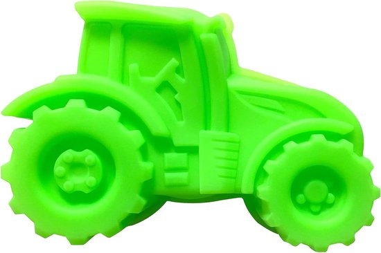 Bakvorm tractor - Siliconen vorm Groen - 3D-tractor - Autovorm ...