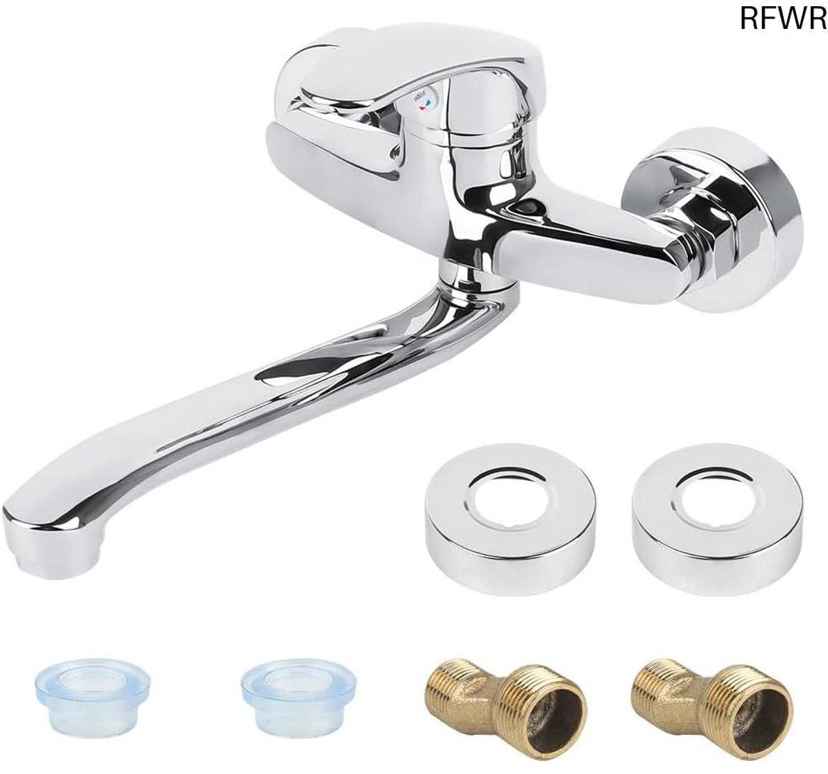 RFWR® 360° Draaibare Keukenkraan Wandmontage