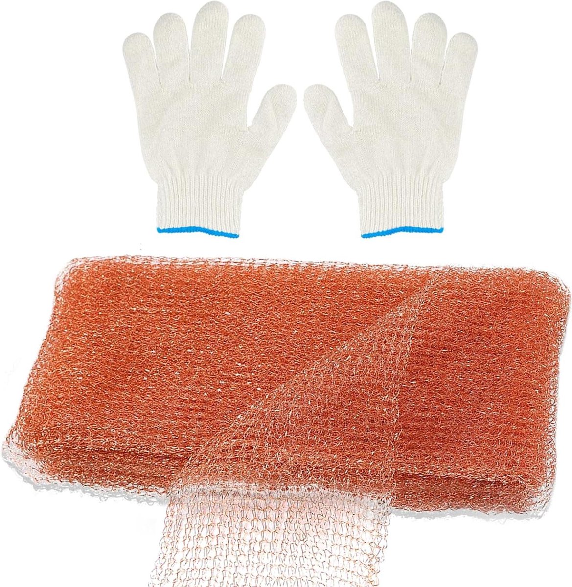 Allecto Plus - Koperen Vlechtwerk 5 * 10ft voor Rattenvallen en Plantbescherming in de Tuin