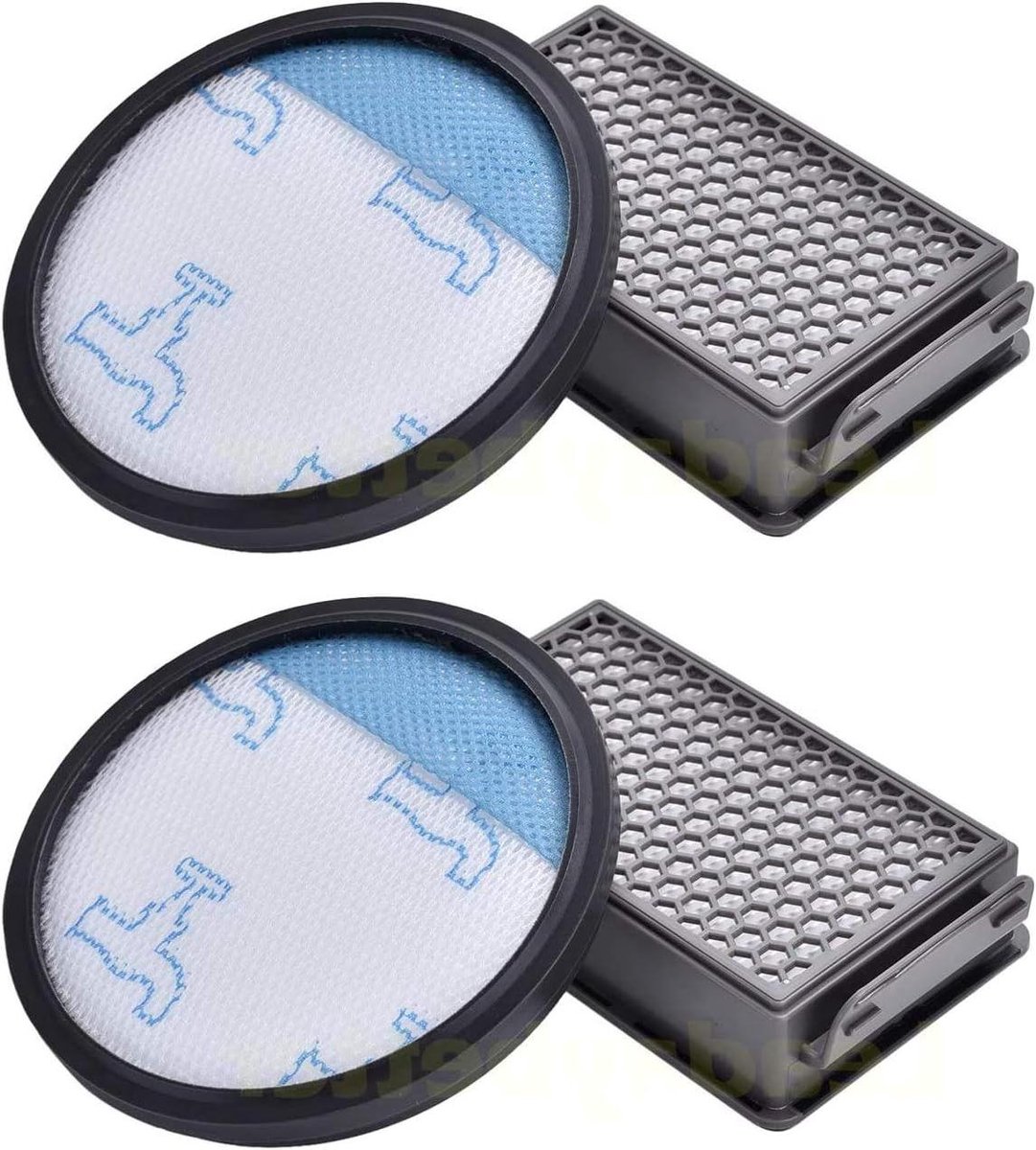 2 stuks HEPA filter set voor Compact Power Cyclonic stofzuigers - Geschikt voor RO3731EA RO3724EA RO3753EA RO3786EA RO3798EA RO3718EA RP3721EA - Met ZR005901 filter - Luchtfilter voor Verbeterde luchtzuivering