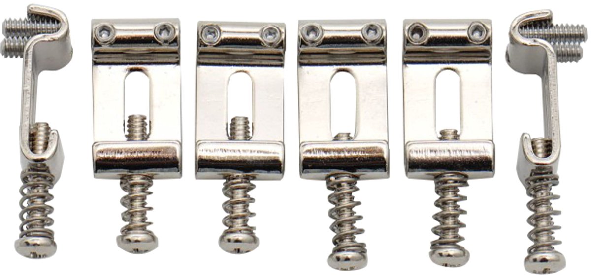 Göldo Vintage Böckchen Strat, M3 nikkel, 10,8mm, set - Gitaaronderdeel