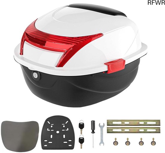 Motortopkofferkussen, Motorbagagekoffer Rugkussen Universele Rugleuning Polyurethaan Met Zelfklevend(2