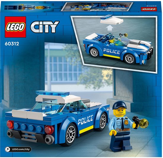LEGO City 60312 La Voiture de Police pour Enfants +5 Ans