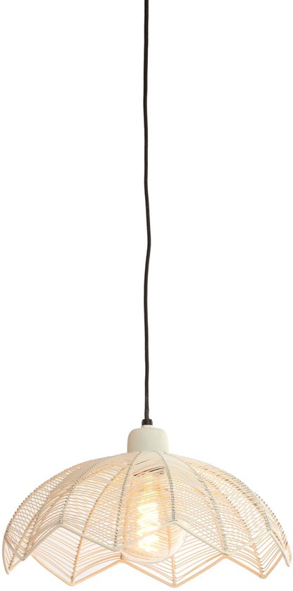 Light & Living Lampe à Suspension Espelo - 35cm - Crème