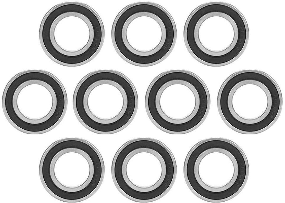 Allecto Plus - Kogellagers set van 10 - 6005-2RS - 25x47x12 mm - Hoge snelheid - Standaard kwaliteit