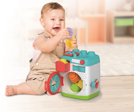 Clementoni - Soft Clemmy - Wasmachine - Sensorische blokkenset - Vanaf 6 maanden van Clementoni — afbeelding 4