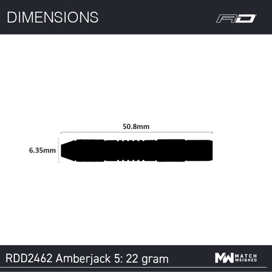 Red Dragon Amberjack 5 90% - Dartpijlen van Red Dragon — afbeelding 4