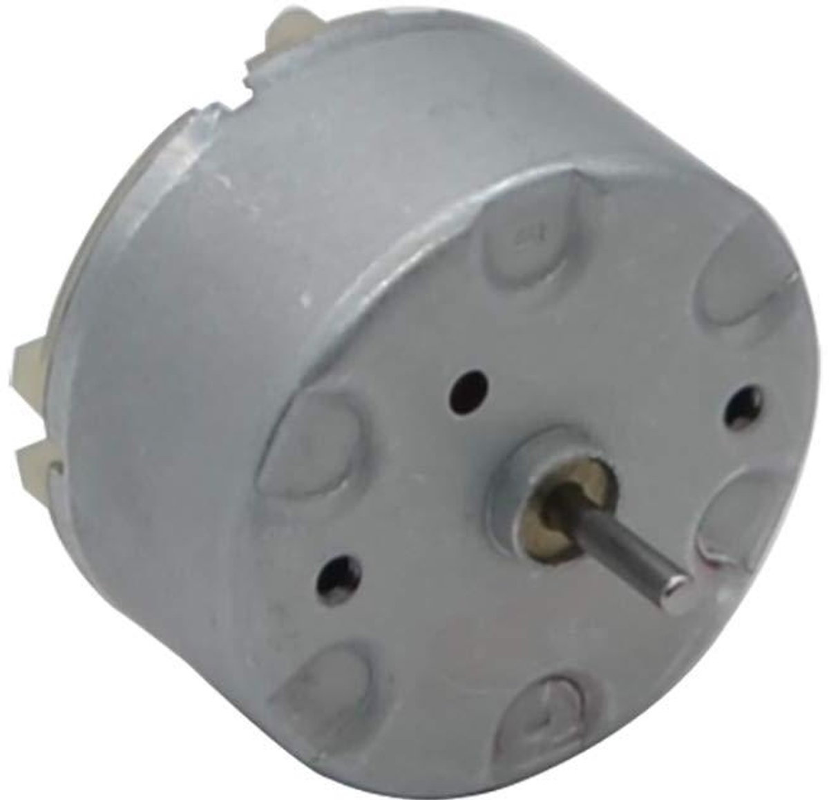 Elektromotor met 1500-10000 Rpm Stationair Toerental voor DC 15-24 V - 32 mm Diameter - Zilverkleurig - Energiezuinige Motor