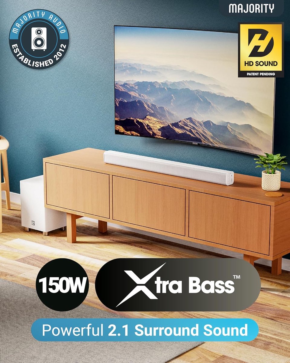 RFWR® Home Cinema Soundbar 150W met Subwoofer - afbeelding 3