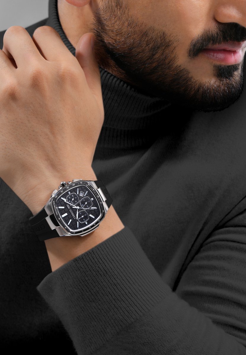 Chronograaf Casale Black - Silver