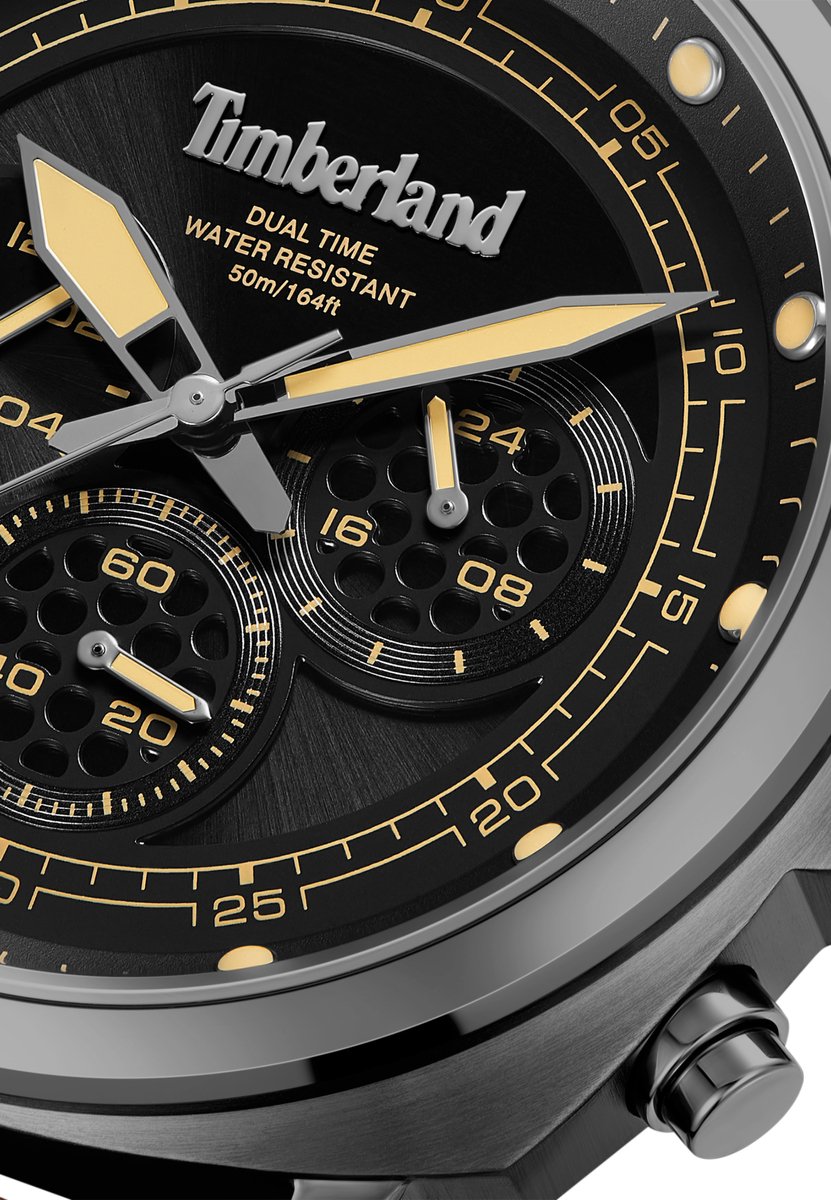 Horloge Casual Williston Dual time Black