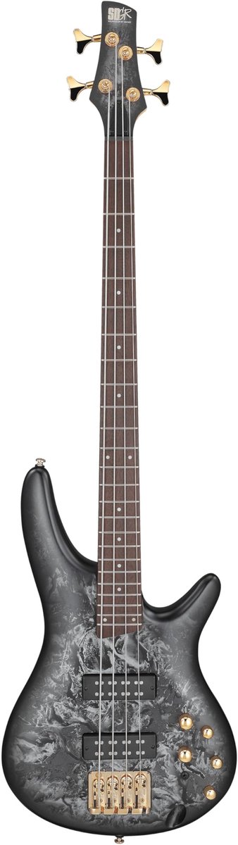 Ibanez SR300EDX Soundgear Black Ice Frozen Matte elektrische basgitaar
