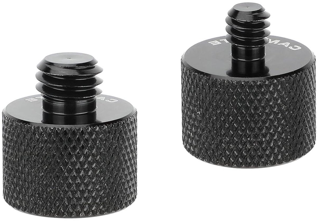 Dailygoods - Set van 5/8"-27 naar 1/4"-20 en 3/8"-16 Schroefdraadadapters voor Microfoonstandaard