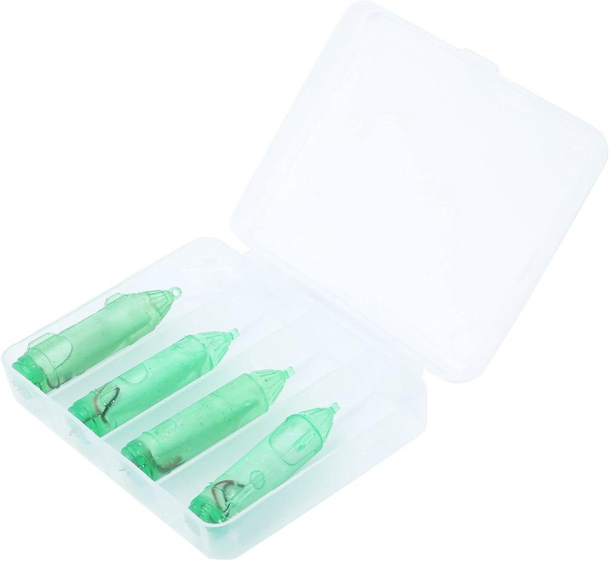 Fishing Lure Lamp Set 4-Delig - Onderwater Verlichting Visserij voor Zoetwater en Zoutwater - Draagbaar en Plastic met Licht_spectrum