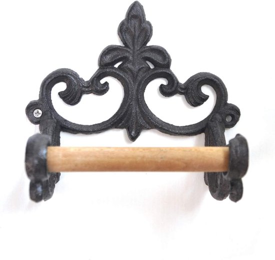Porte-rouleau de papier toilette Vintage en fonte pour cuisine et salle de bain