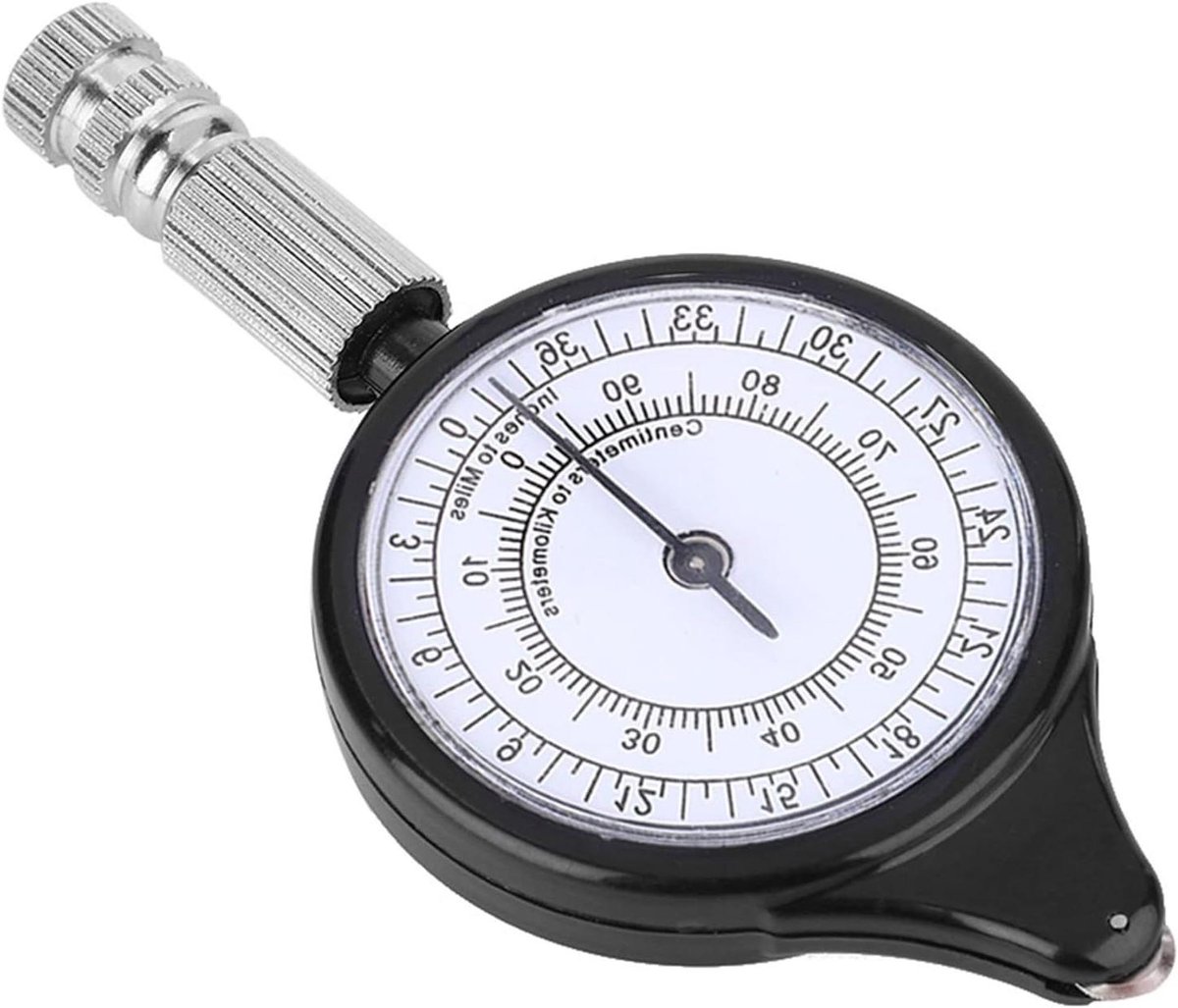 Allecto Plus - Multifunctionele kaartmeter voor outdoor activiteiten met afstandsmeting en berekening - Ideaal voor wandelen, klimmen en sportieve avonturen.