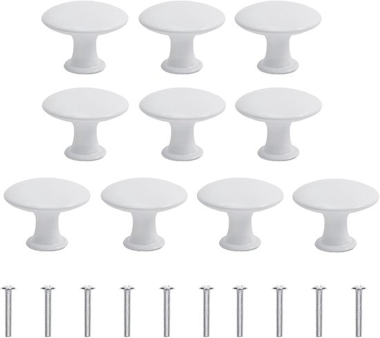 Handgrepen voor kasten 2 stks Keukenkast Porselein Trekgreep Keramische Kastdeur Trekt Kast Lade Deurknoppen, Meubels Keramische Knop Kast Lade Trek (Color : Style D
