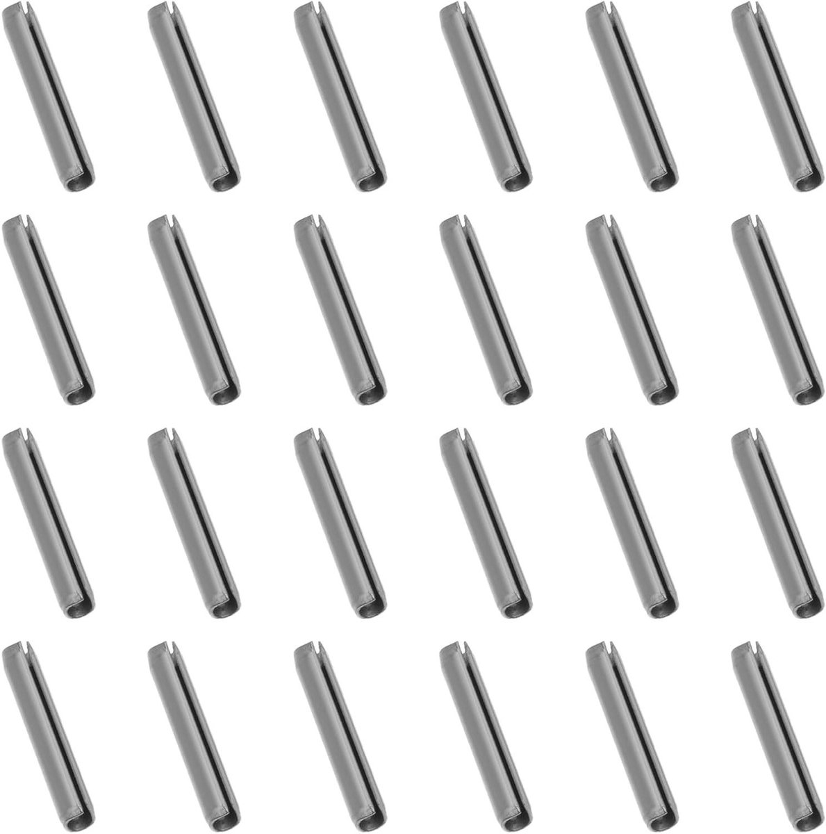 100 stuks 9.4x1.7mm veerpen sleuf stiften bevestigingsbouten roestvrij staal - voor car dakkoffer