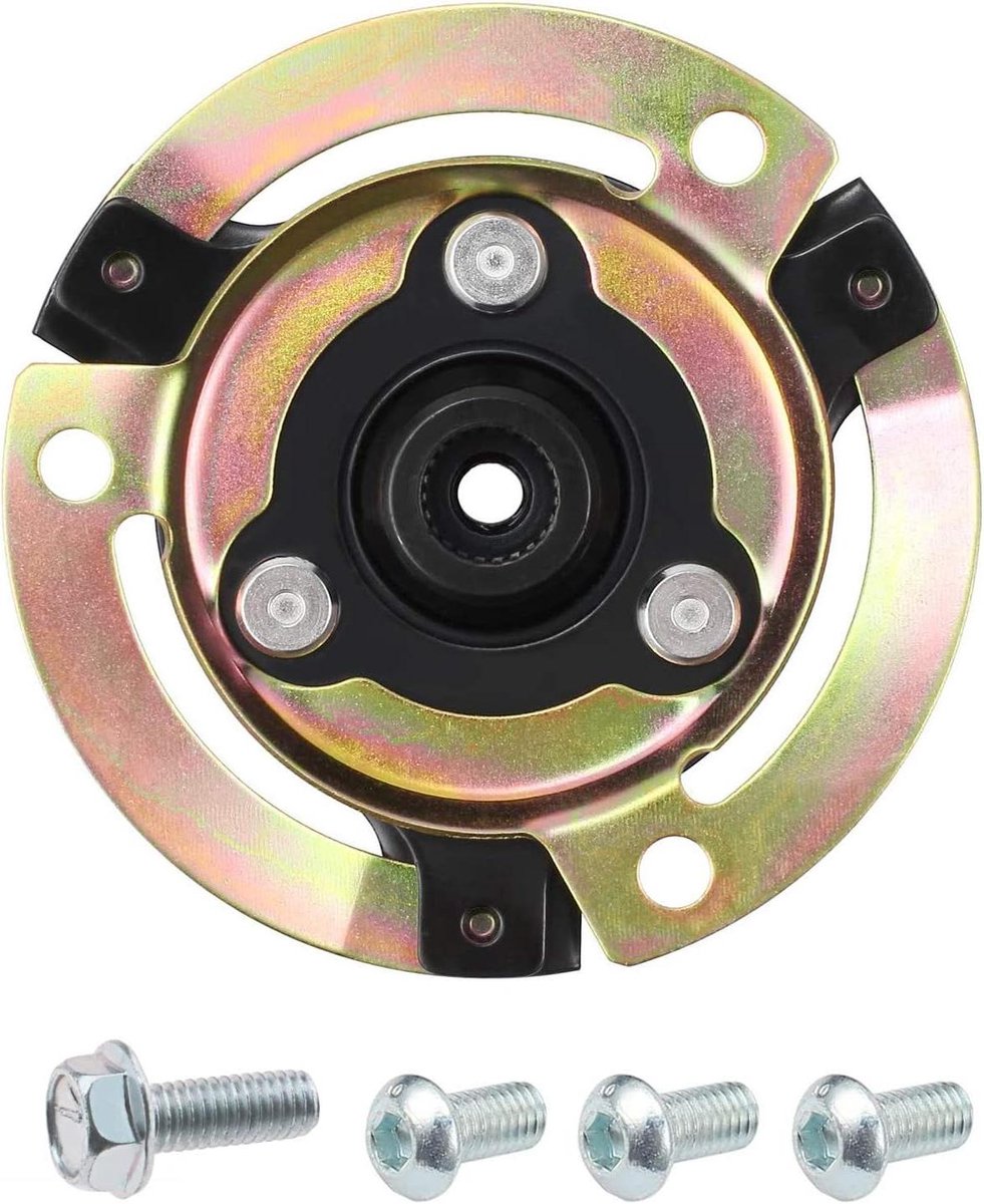 Allecto Plus - A/C Compressor Reparatie Kit met Koppeling Hub en Schroeven voor Auto - Golf VI Passat Touran A3 Octavia II - Airconditioning Parts - Reparatie Set auto-onderdelen