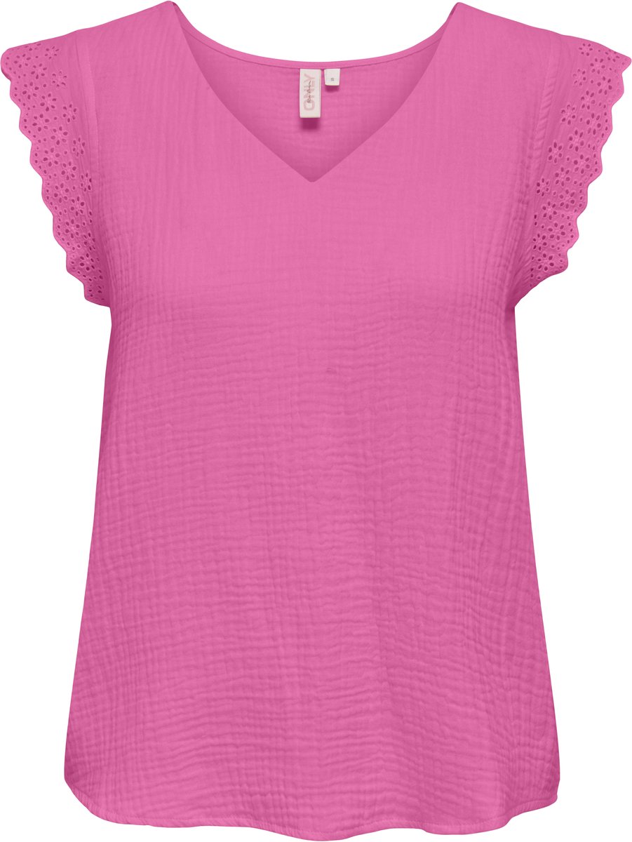 ONLY CARMAKOMA - CARTHYRA LIFE SL MIX TOP WVN - Dames - Blouses