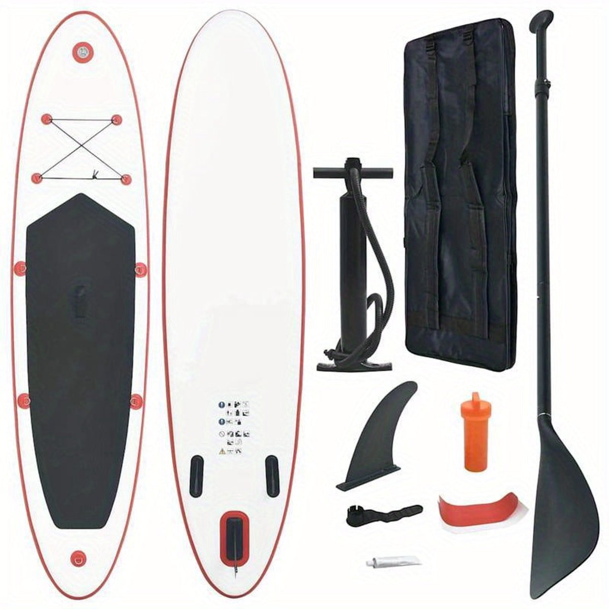 Opblaasbare Stand Up Paddleboard – Paddleboard – SUP – Watersportboard – Yoga Board – Lichtgewicht PVC – Snel Op Te Blazen