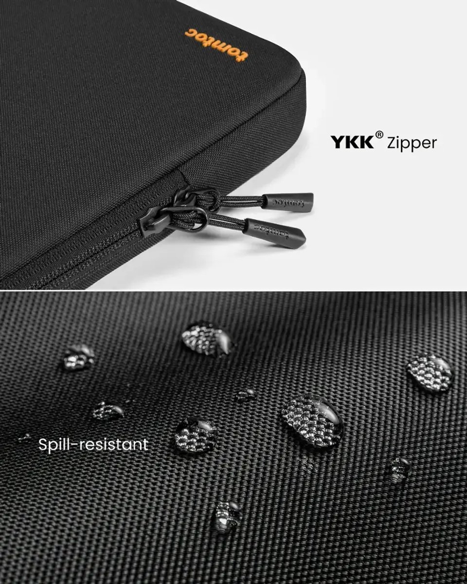 Tomtoc Defender-A13 360° Beschermhoes Set 16 inch Laptop Sleeve Recycled Materiaal - Afbeelding 5