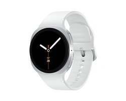 Samsung Galaxy Watch8 - smartwatch - 44mm - LTE - Zilverkleurig + 1 jaar extra garantie