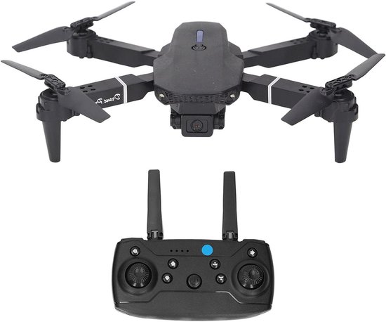 RC-Drone met 4K-Camera voor Kinderen en Volwassenen, 4-assige Drone Dubbele Camera Hoge Positionering Traject Vliegen HD-beeldoverdracht 3D-rotatie met Beschermende Tas