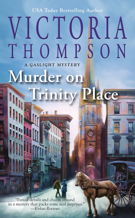 A Gaslight Mystery 22 - Murder on Trinity Place - cover