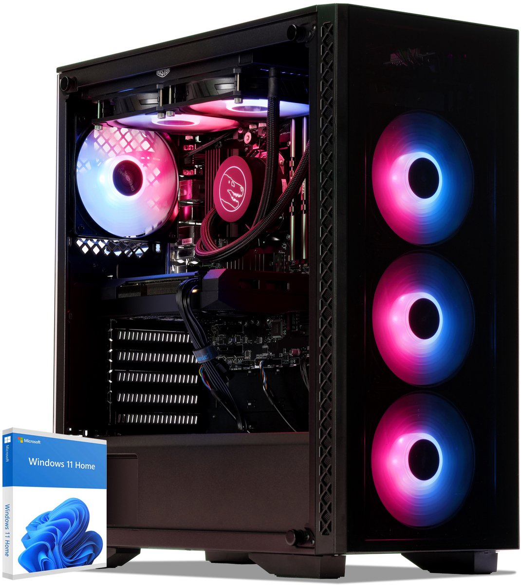 Sedatech Advanced Gaming PC Waterkoeling Compact • Intel i5-10600KF 6x 4.1GHz • Geforce RTX4060Ti • 32Gb RAM • 1Tb SSD M.2 • WiFi • Windows 11 • Desktop computer