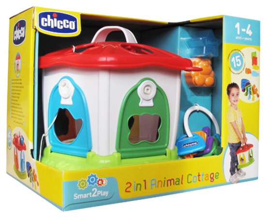 Chicco 2 in 1 Dierenhuisje - Vormenstoof