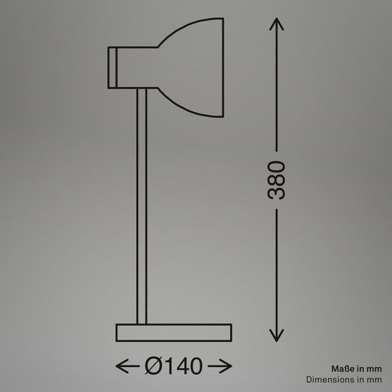 Briloner Lampen - tafellamp, tafellamp, bedlampje, bedlampje