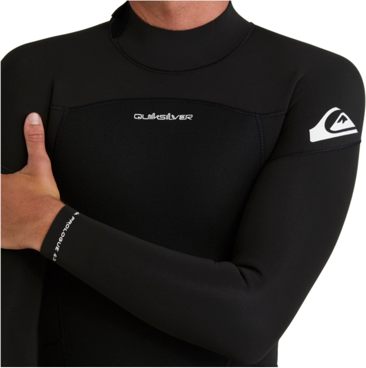 2025 Quiksilver Heren Prologue 3/2mm Rug Ritssluiting Gbs Wetsuit EQYW