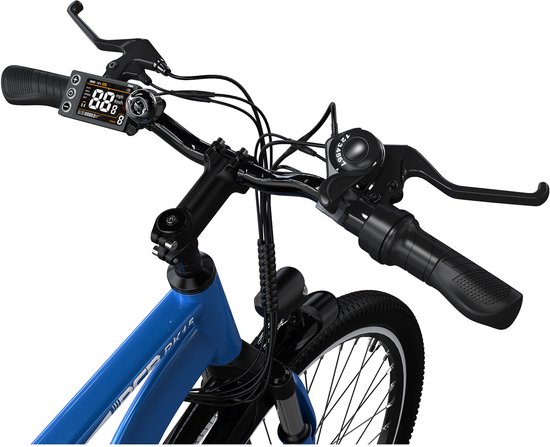 RCB Elektrische Fiets Heren | 26 Inch | 250W Motor | 25 km/u | 7-Speed | Blauw