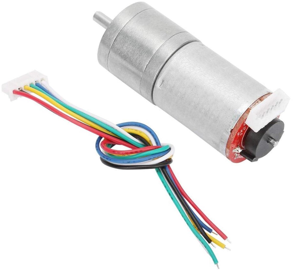Allecto Plus - DC 12V Encoder Gear Motor Metaal Gear Motor Geschikt voor Afstandbestuurbaar Speelgoed Auto Robot Model (200RPM)