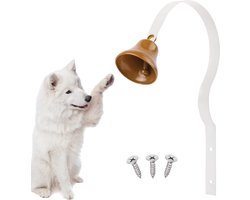 Hondenbel voor zindelijkheidstraining en thuistraining | Metalen hondendeurbel | Puppytraining | Bel voor honden om naar buiten te gaan | Wandgemonteerd