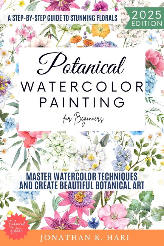Botanical Watercolor Painting for Beginners: - cover