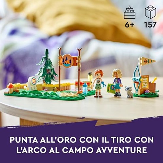 Terrain de tir à l'arc du camp d'aventure LEGO Friends 42622