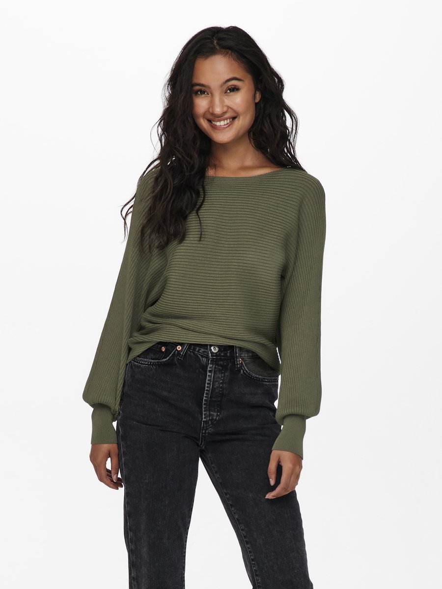 ONLY - ONLADALINE LIFE L/S SHORT PULLO KNT NOOS - Dames - Gebreide truien