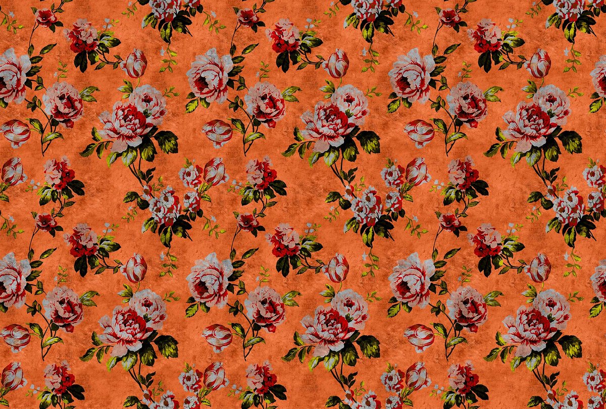 Fotobehang wild roses 2 DD113902 Livingwalls Walls by Patel | 3D Fotobehang op maat