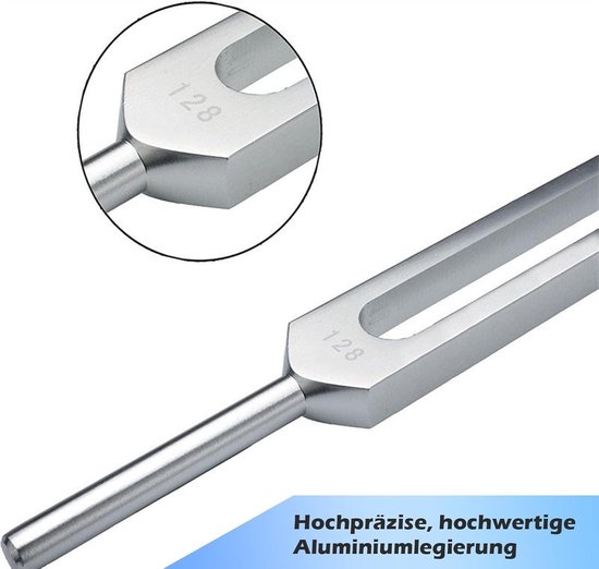 Stemvork 128 Mhz voor diabetische voet screening