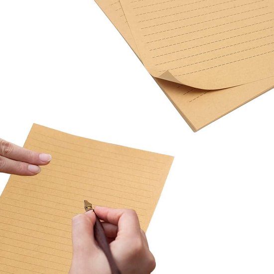 10 stuks vintage papieren enveloppen met vintage papieren envelop, 16 vintage enveloppen en 10 waszegelstickers, vintage briefpapier voor het schrijven van uitnodigingen kaarten