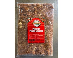 Paramaribo | Surinaamse Pindasambal (Authentieke Pindasaus en Satésaus) | Pikant | 1KG