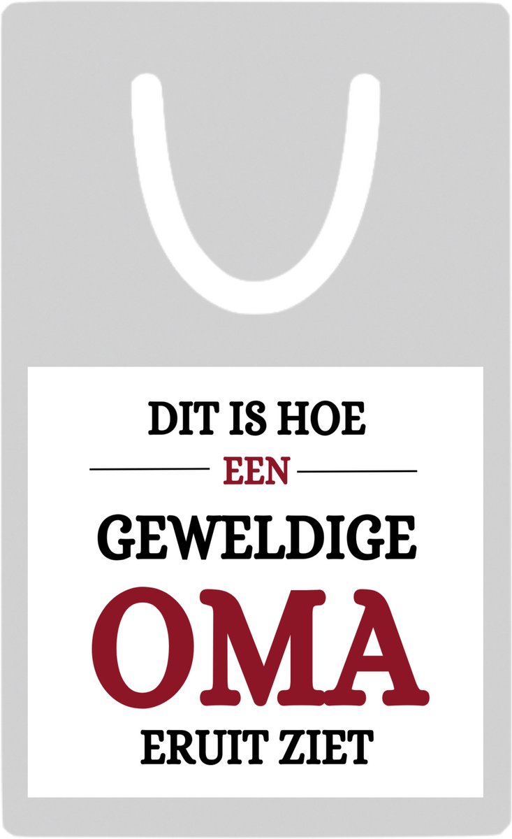 Hacebo® - Geweldige oma eruit ziet metalen boekenlegger- Oma - beste oma - verjaardagscadeau - cadeau voor oma - gift Bladwijzer boekenleggers - 7.6 cm x 5cm