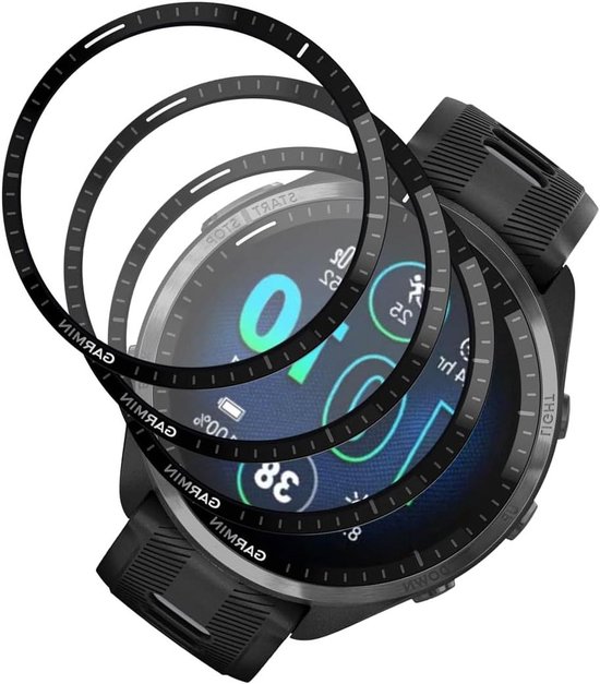 Pnakqil 3 Stuks Displaybeschermfolie Voor Garmin Forerunner 965 – PMMA 3D-curve, Krasbestendig, 2H, HD Anti-vingerafdruk