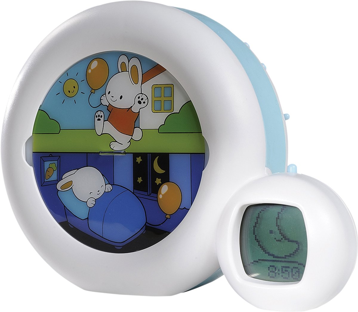 Bol.com Kidsleep Moon - Nachtlampje/Slaaptrainer - Met muziek aanbieding