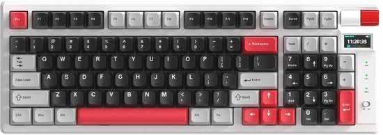 Monka Storm KG991W – Professioneel Draadloos Mechanisch RGB Toetsenbord (Hot-Swappable, 97 Keys, US Layout)