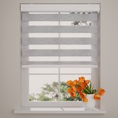 Duo Rolgordijn Splendid Fiber - Lichtdoorlatend - Grey - 70 x 175